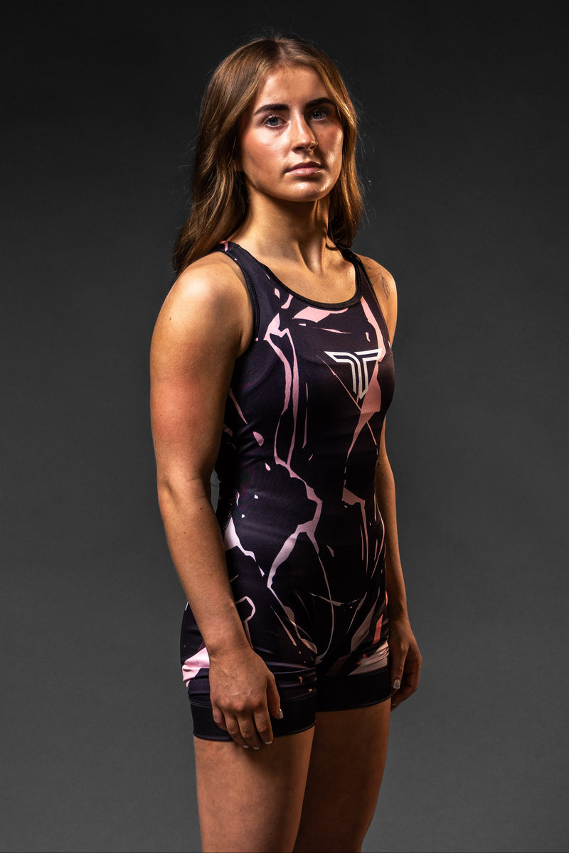 Fragment Women's Competition Singlet - Black & Pink