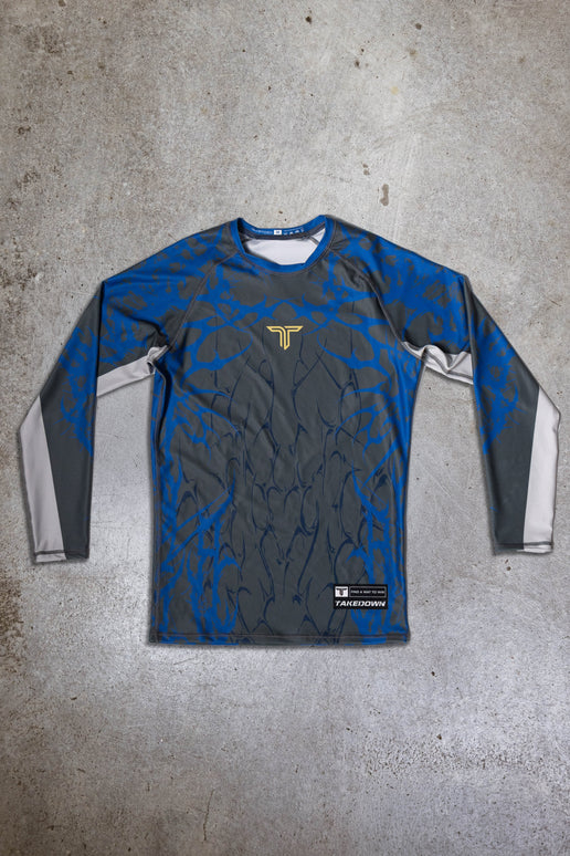 Youth Symbiotek Long-Sleeve Rashguard - Blue