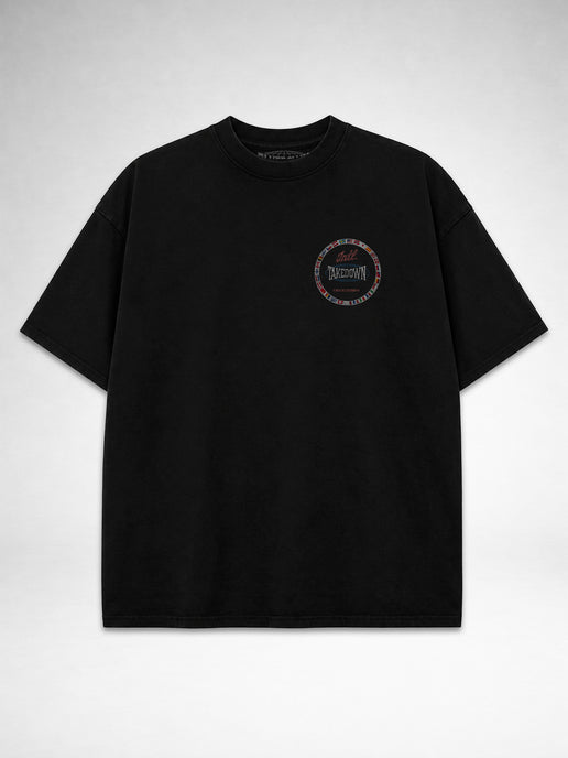 Takedown Oversized Tee - International Ring - Black