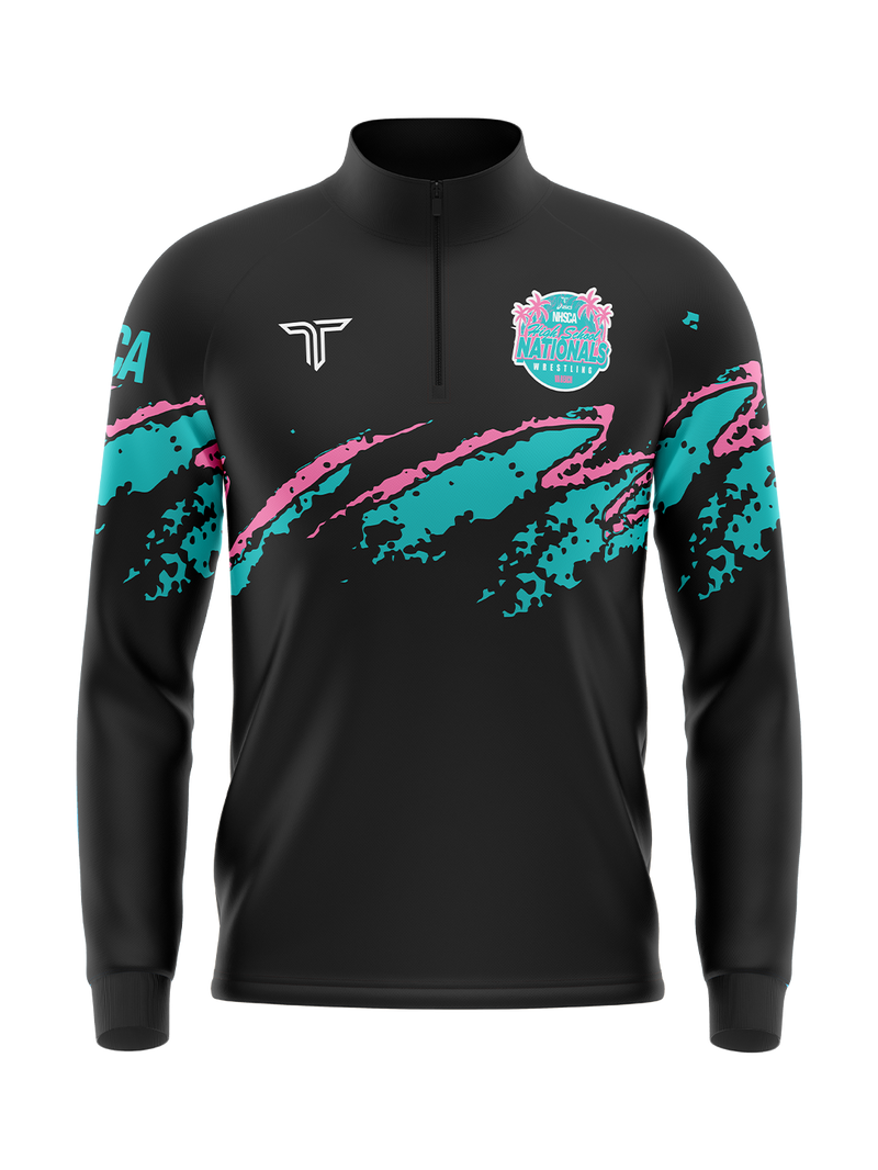 Youth 2026 NHSCA Nationals Quarter Zip - Black *PREORDER*