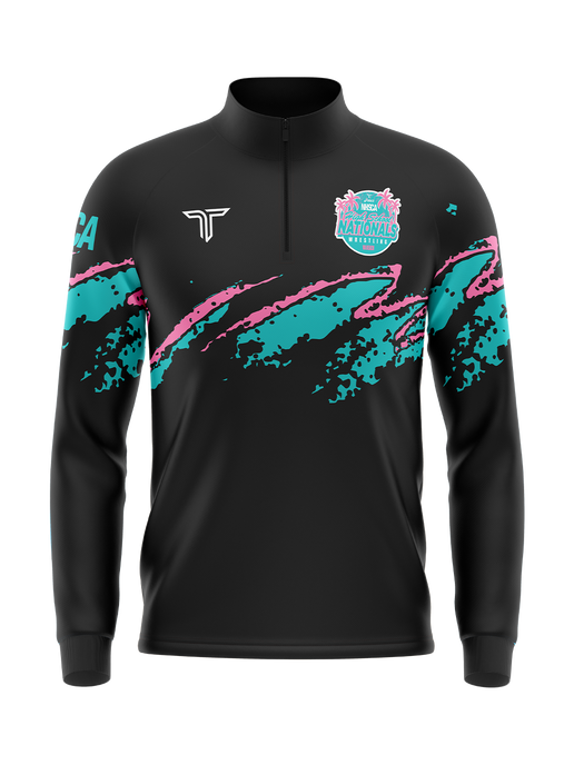 Youth 2026 NHSCA Nationals Quarter Zip - Black *PREORDER*