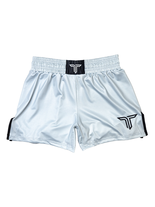 Youth Essential Fight Shorts - Silver