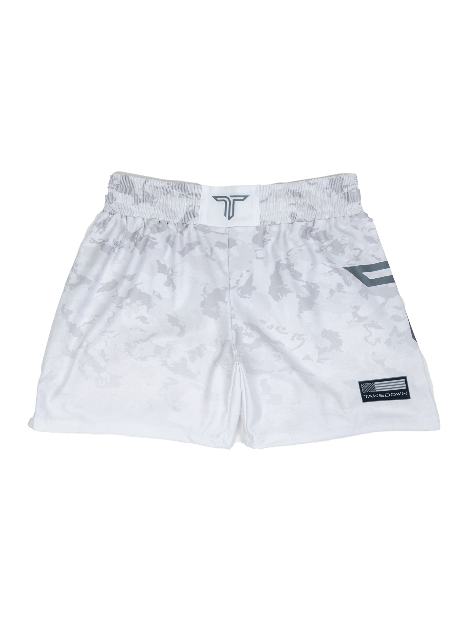 Particle Camo Fight Shorts - Ghost Grey (5"&7" Inseam)