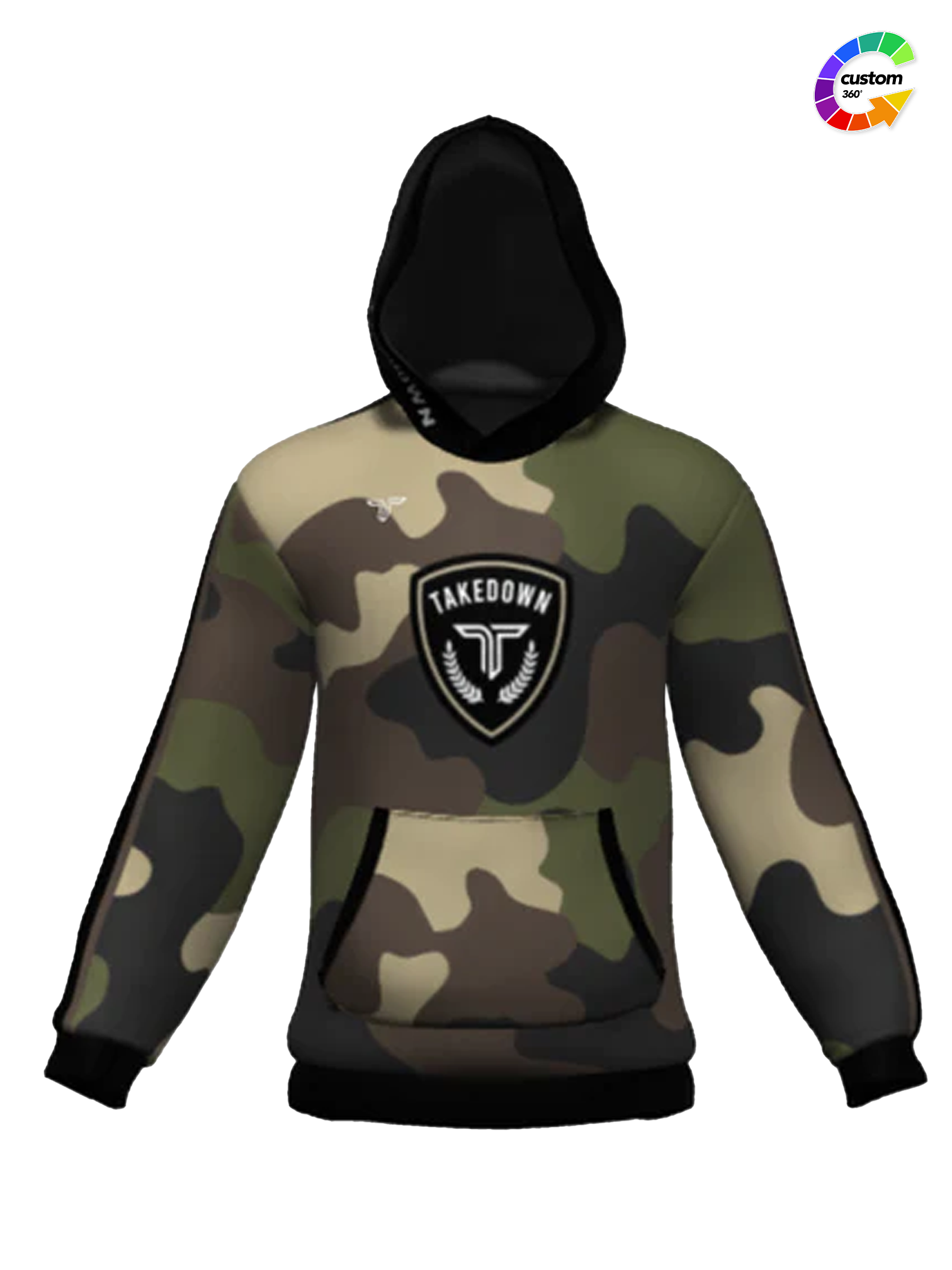 TD-HD-007 360° Custom Hoodie