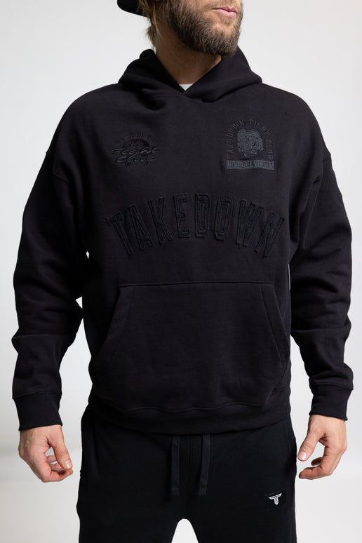 Takedown Arch Heavyweight Hoodie - Black/Black