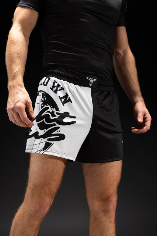 Fight Club Globe Fight Shorts (5”&7“ Inseam) - Black