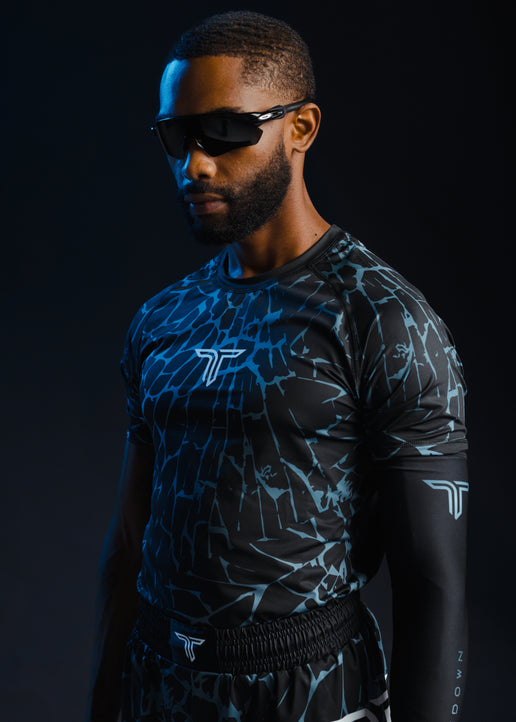 Magma Short-Sleeve Rashguard - Blue Steel