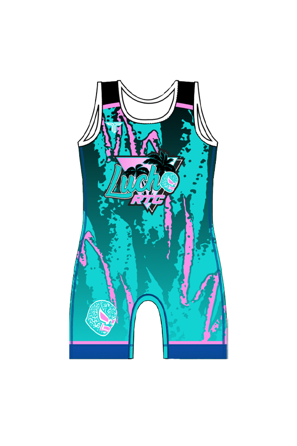 Lucha RTC Wrestling Women's Singlet - Blue