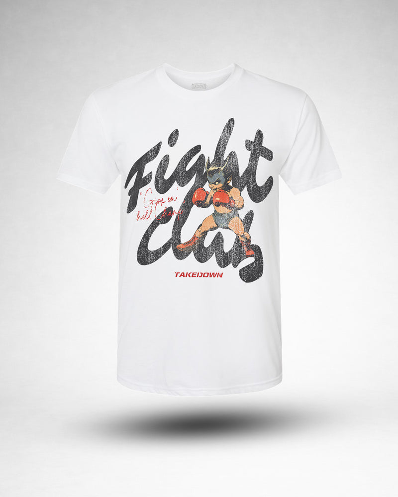 Fight Club Devil - Daily Grind White Tee
