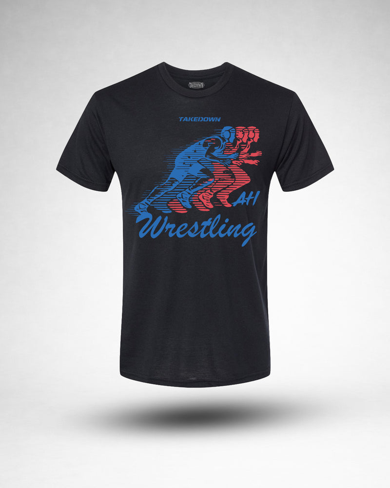 Vintage Wrestling - Daily Grind Black Tee