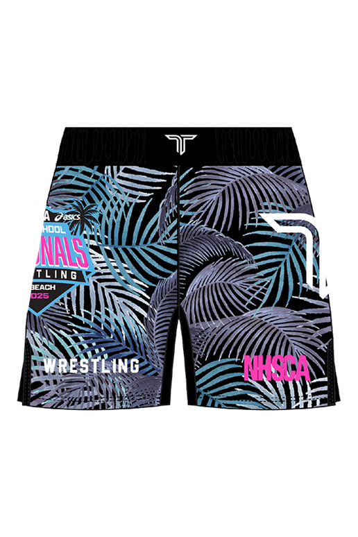 2025 NHSCA Nationals Fight Short - Black (5” Inseam)