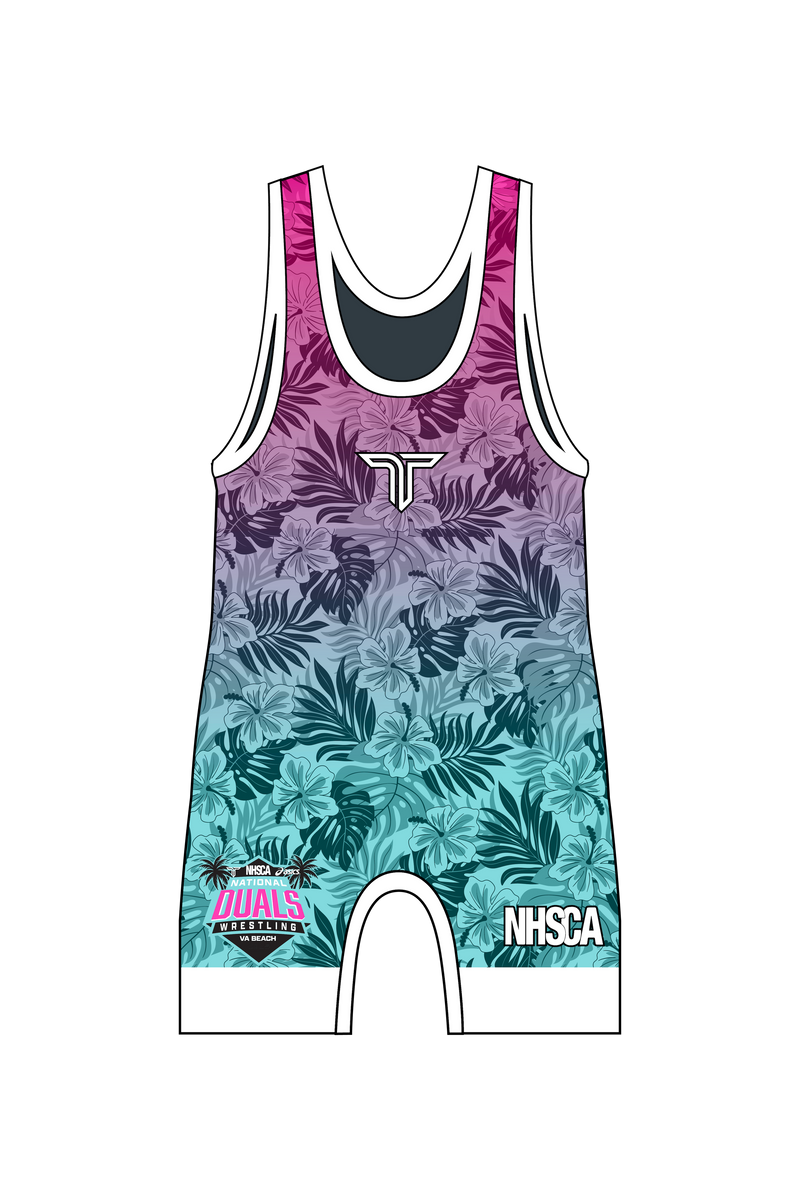 2025 NHSCA Duals Singlet - Pink/Blue