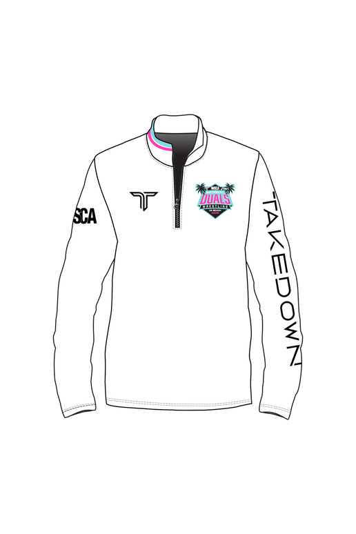 2025 NHSCA Duals Quarter Zip - White