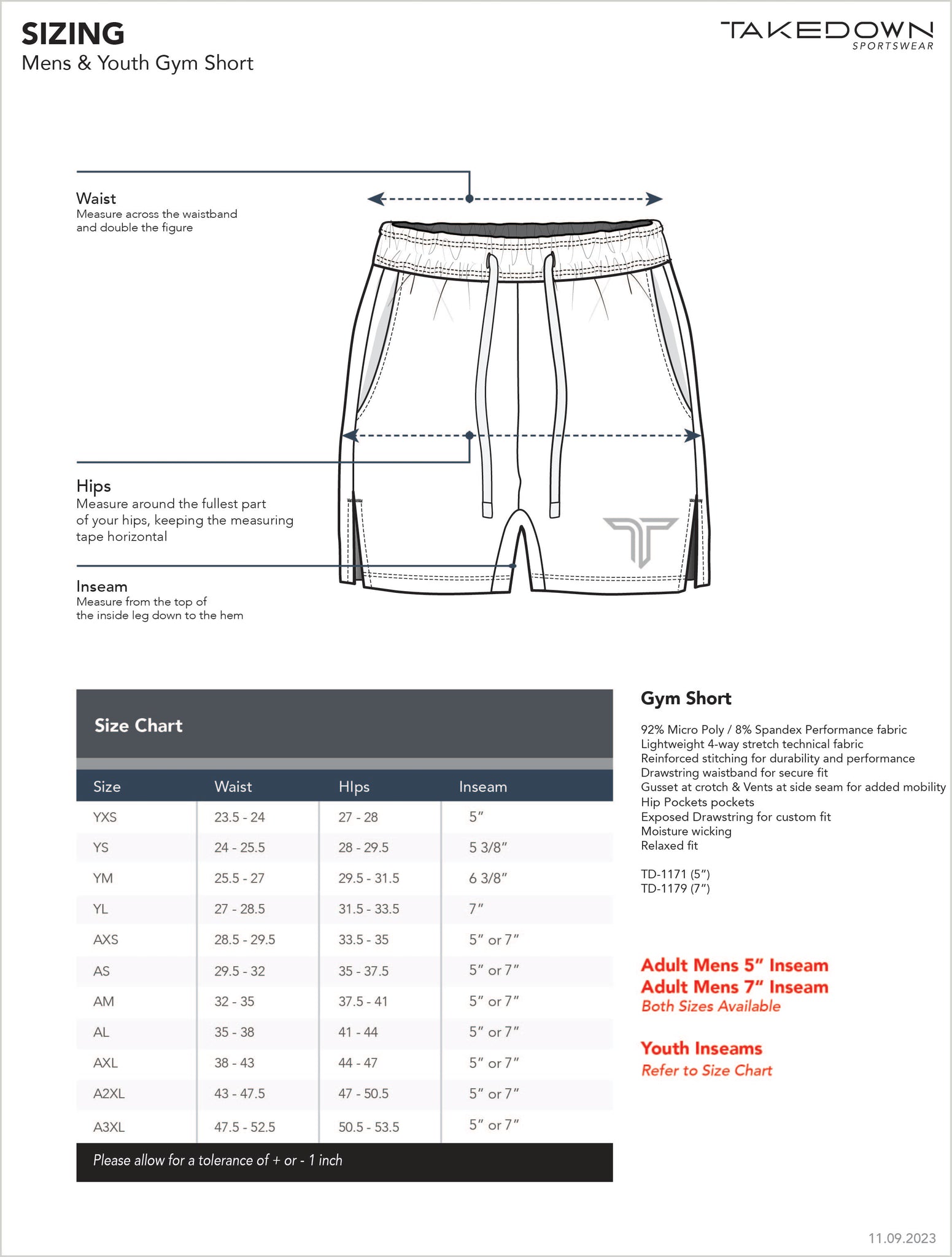 Vegas Tan Core Gym Shorts (5"&7" Inseam)