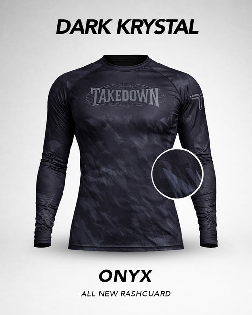 Dark Krystal Long-Sleeve Rashguard - Onyx