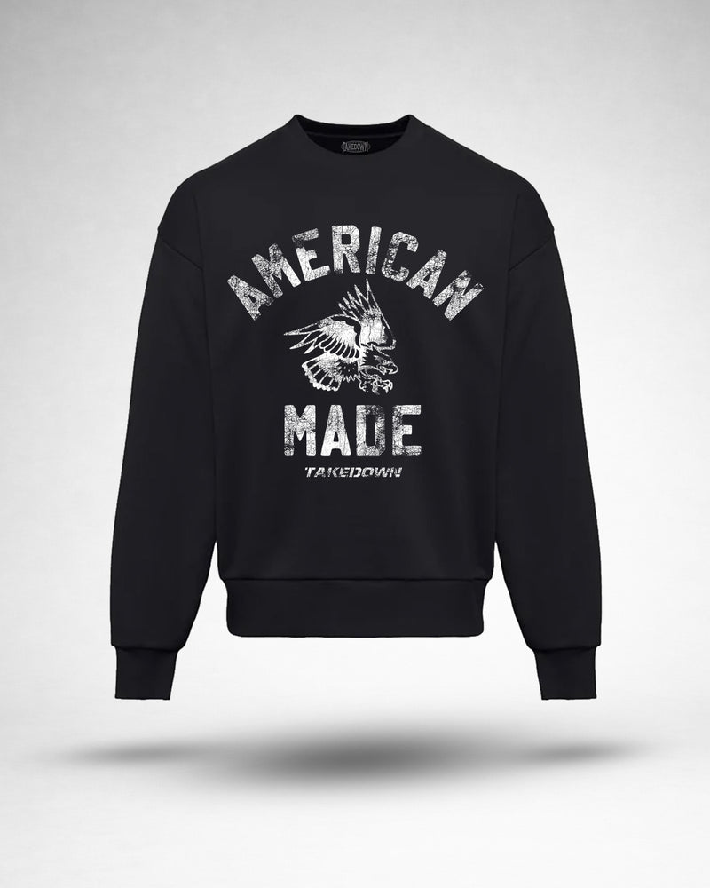 ”American Made” Classic Crew - Black