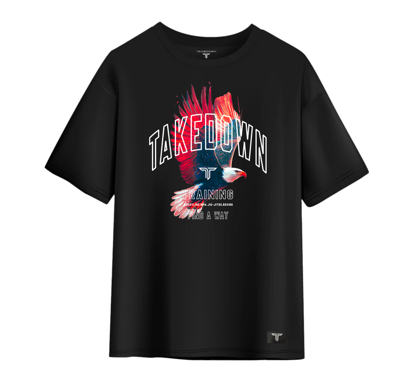 'Murica Oversized T-Shirt - Black