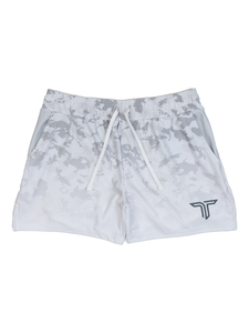 Particle Camo Gym Shorts - Ghost Grey (5"&7" Inseam)