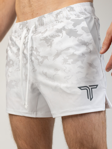 Particle Camo Gym Shorts - Ghost Grey (5"&7" Inseam)