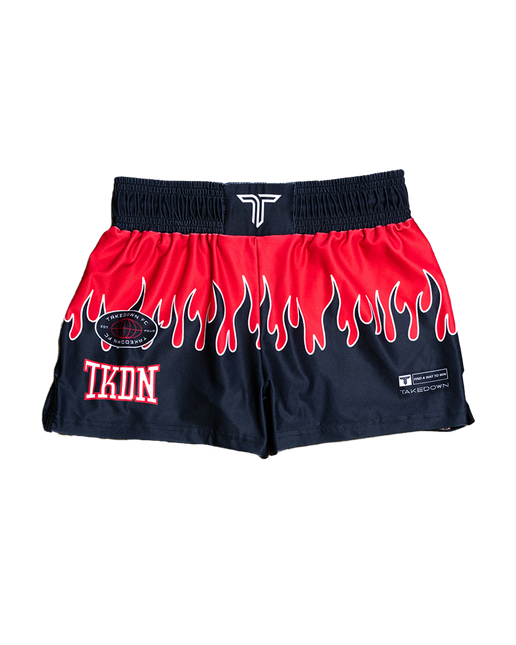 Fire FC Women's Fight Shorts (3” Inseam) - Fire