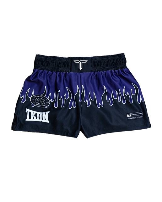 Fire FC Women's Fight Shorts (3” Inseam) - Berry