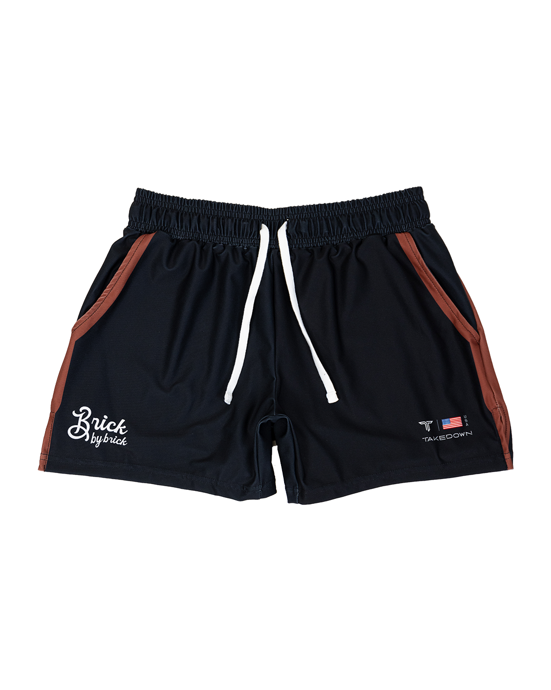 Brick By Brick Gym Shorts - Black (5