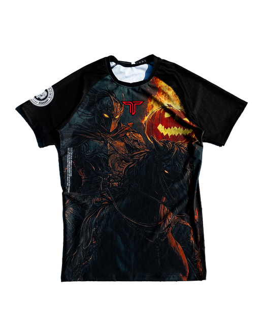 Halloween Horseman Short Sleeve Rashguard