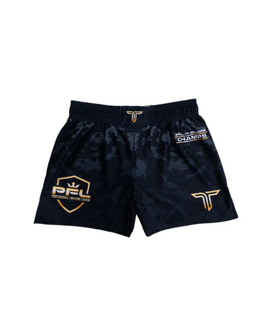 'PFL vs Bellator'  Limited Edition Fight Shorts (5”&7“ Inseam) -PFL Black