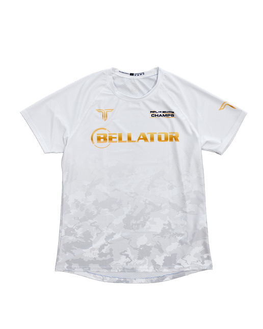 'PFL vs Bellator' Limited Edition Raglan T-Shirt - Bellator White