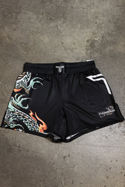 Youth Find A Way Fight Shorts - Black