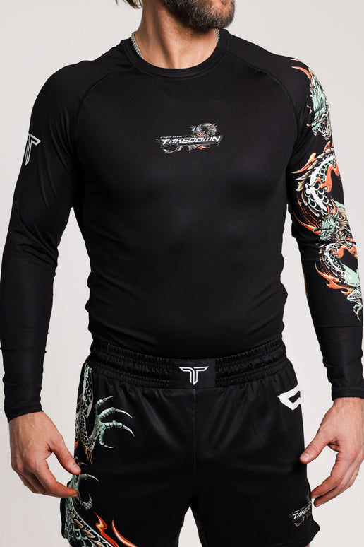 Find A Way Long-Sleeve Rashguard - Black