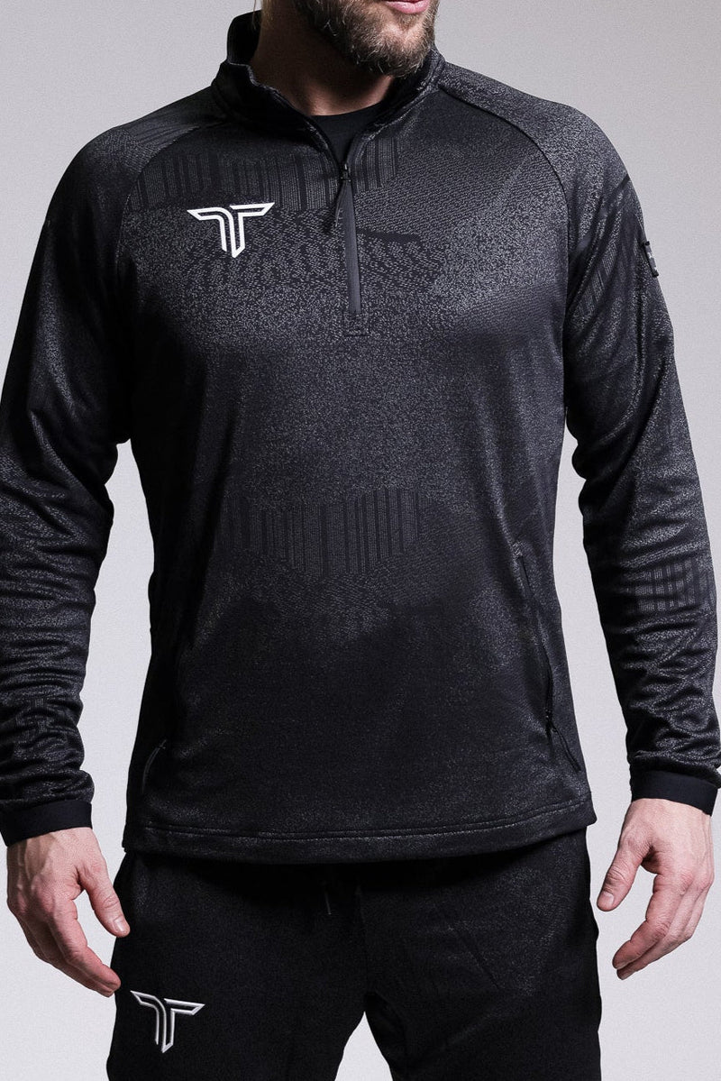 Night Vision Quarter Zip - Black