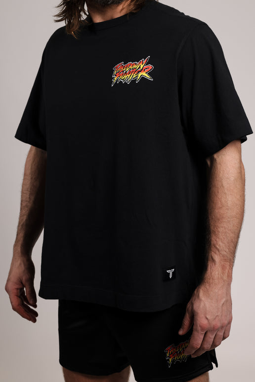 Takedown Fighter Oversized T-Shirt - Black