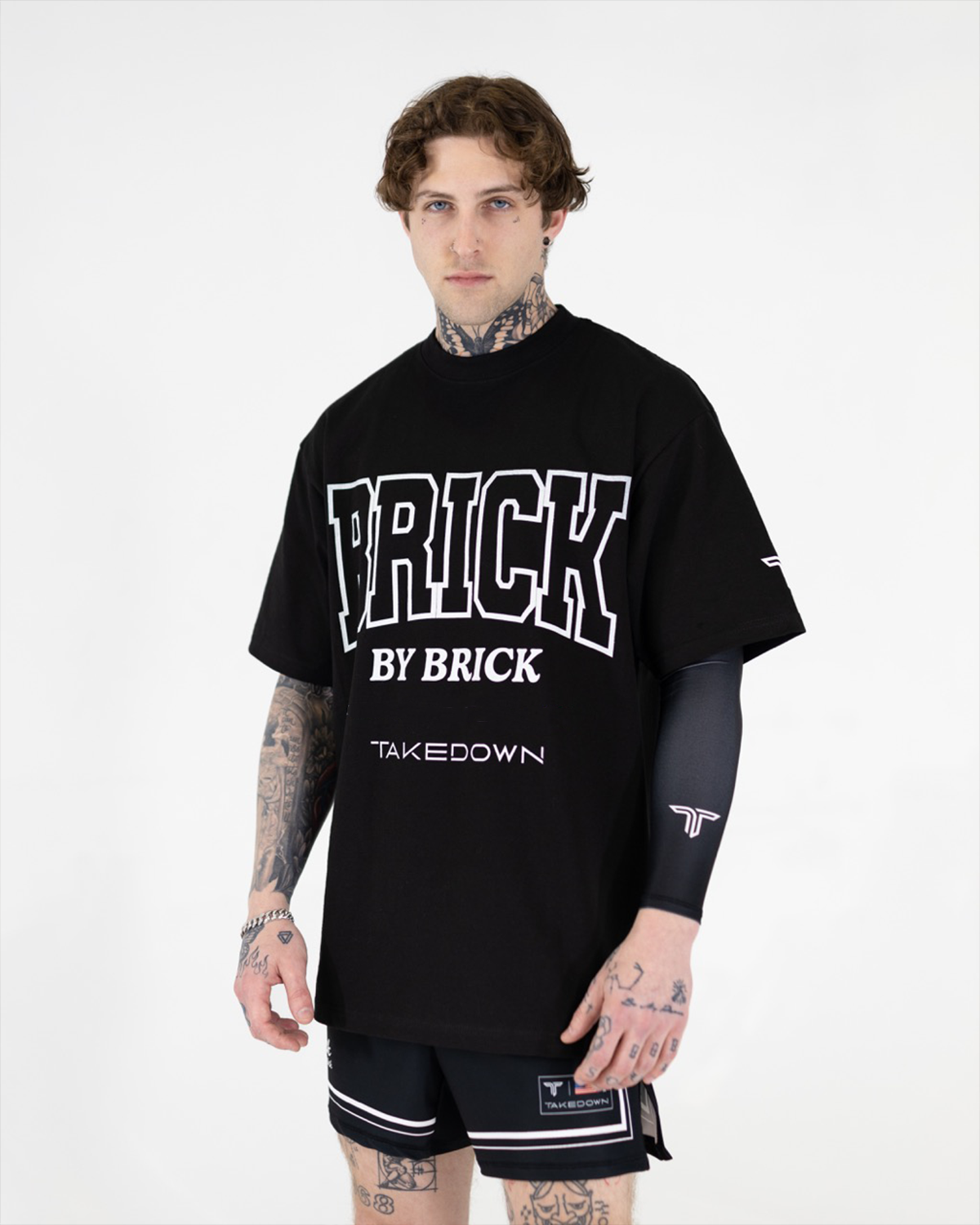 Brick City Heavyweight Graphic T-Shirt - Black