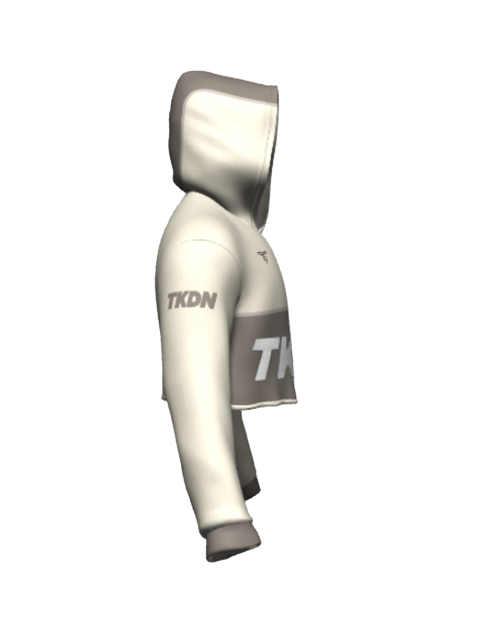 TD-CRPHD-009 360° Custom Cropped Hoodie