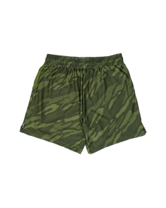 Green Ghost Camo Gym Shorts (5"&7" Inseam)