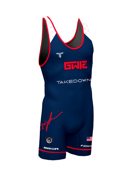 Gwiz Navy Competition Singlet
