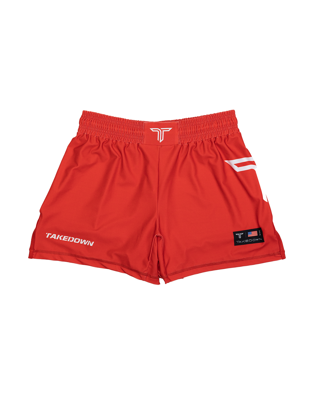 Primary Red Core Fight Shorts (5