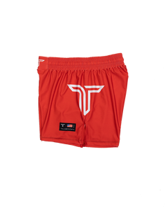 Primary Red Core Fight Shorts (5"&7“ Inseam)