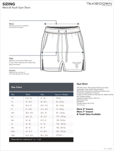 TD-GS-001 360° Custom Gym Shorts (5"&7“ Inseam)