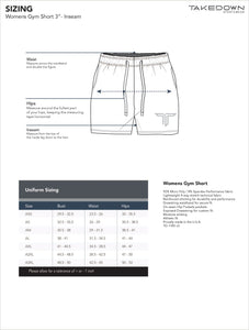 Carolina Blue Core Women's Gym Shorts (3" Inseam)