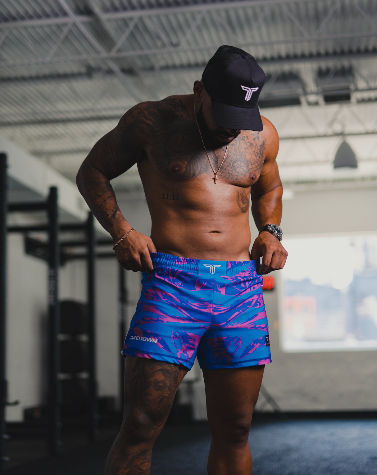 Cotton Candy Jungle Camo Fight Shorts (5"&7“ Inseam)