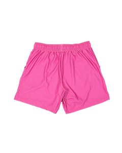Pop Pink Core Gym Shorts (5"&7" Inseam)